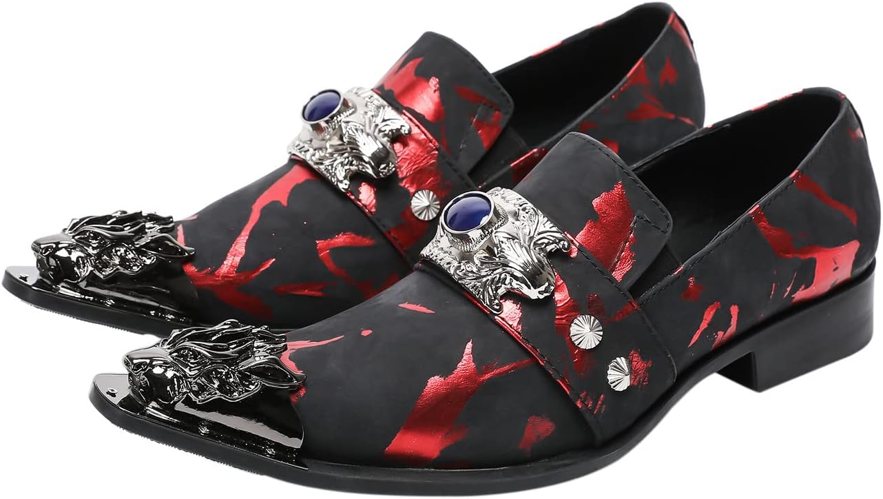 Мужские классические туфли Santimon из замши и кожи с драконом, черные с металлическим наконечником и одной застежкой, свадебные, формальные лоферы
Мужские классические туфли Santimon из замши и кожи с драконом, черные с металлическим наконечником и одной застежкой, свадебные, формальные лоферы