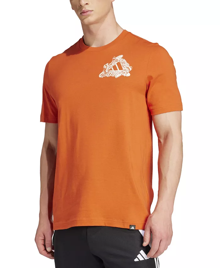 Мужская футболка с принтом Fun Kicks adidas, красный
Мужская футболка с принтом Fun Kicks adidas, красный