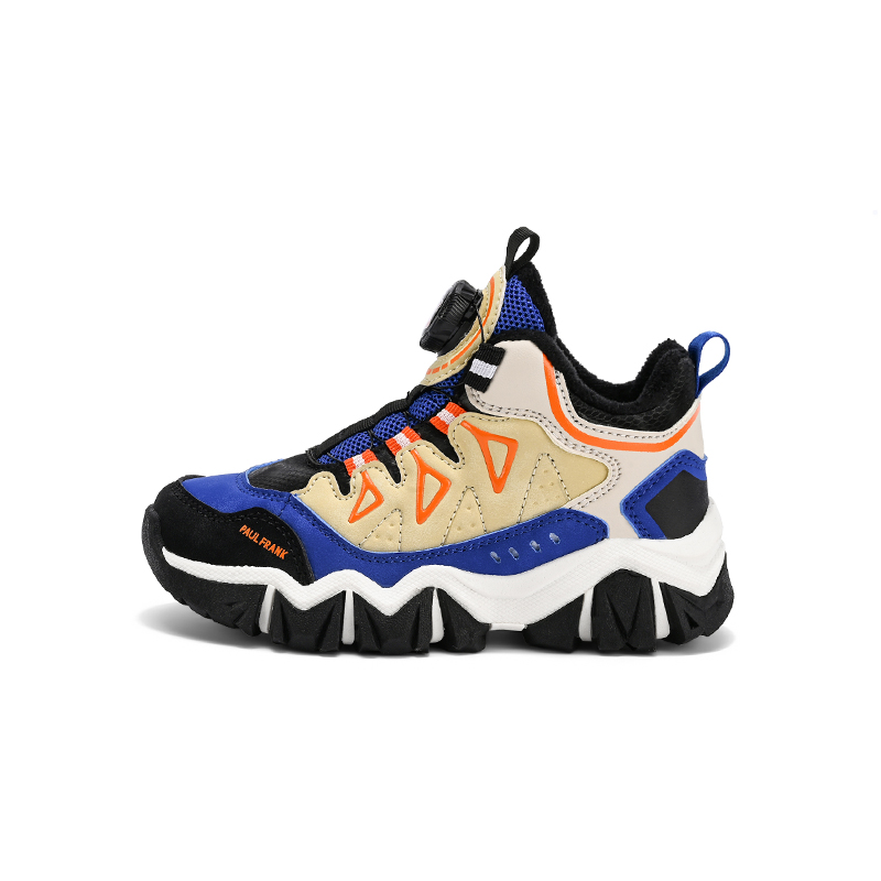 Кроссовки для бега с противоскользящей амортизацией, теплые, с высоким берцем для детей PAUL FRANK, черный/хаки/синий
Кроссовки для бега с противоскользящей амортизацией, теплые, с высоким берцем для детей PAUL FRANK, черный/хаки/синий