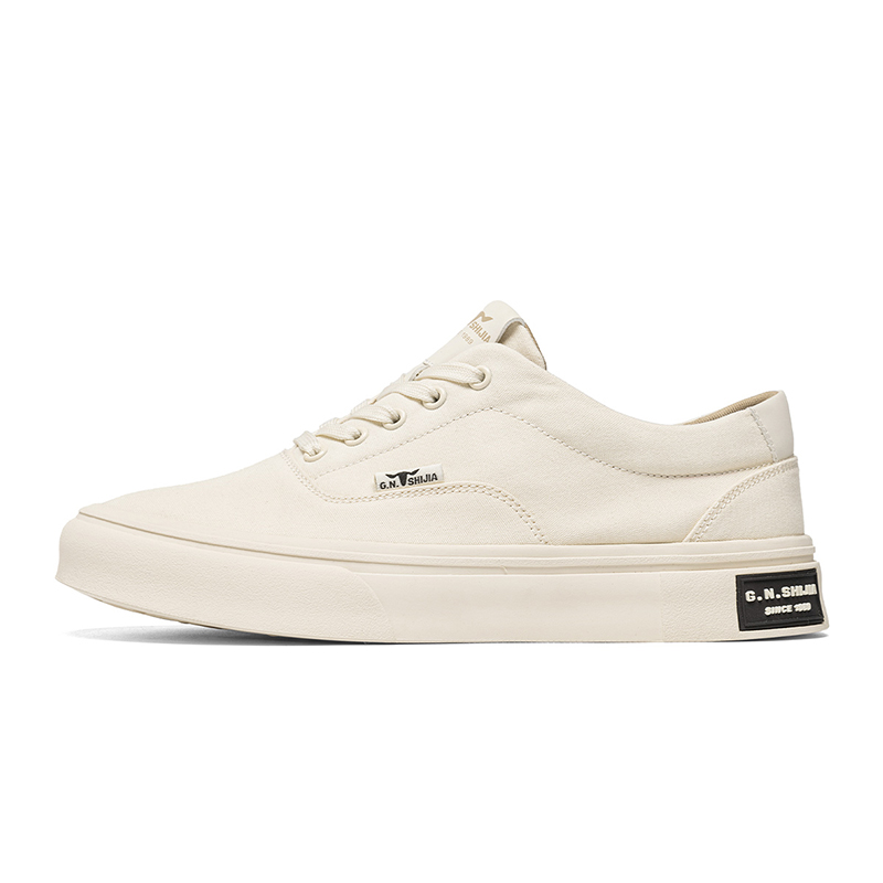 G.N.SHIJIA Мужские низкие скейтерские кеды бежевые, цвет Beige 
G.N.SHIJIA Мужские низкие скейтерские кеды бежевые, цвет Beige