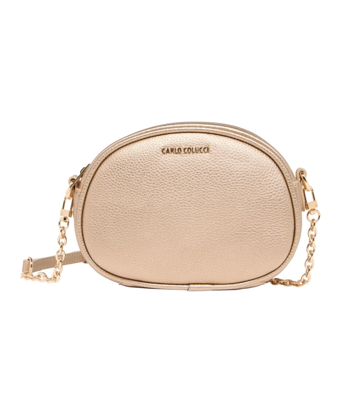Металлизированная сумка через плечо Carlo Colucci, коричневый
Металлизированная сумка через плечо Carlo Colucci, коричневый