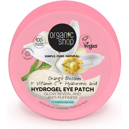 Гидрогелевые патчи для глаз Orange Blossom Skincare Glow Reveal и Anti-Aging Organic Shop
Гидрогелевые патчи для глаз Orange Blossom Skincare Glow Reveal и Anti-Aging Organic Shop