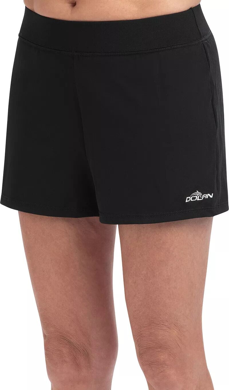Женские однотонные шорты для плавания свободного кроя Dolfin Aquashape, черный
Женские однотонные шорты для плавания свободного кроя Dolfin Aquashape, черный