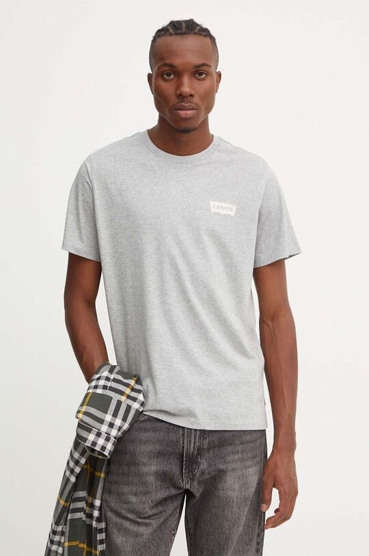Хлопковая футболка Levi's, серый
Хлопковая футболка Levi's, серый