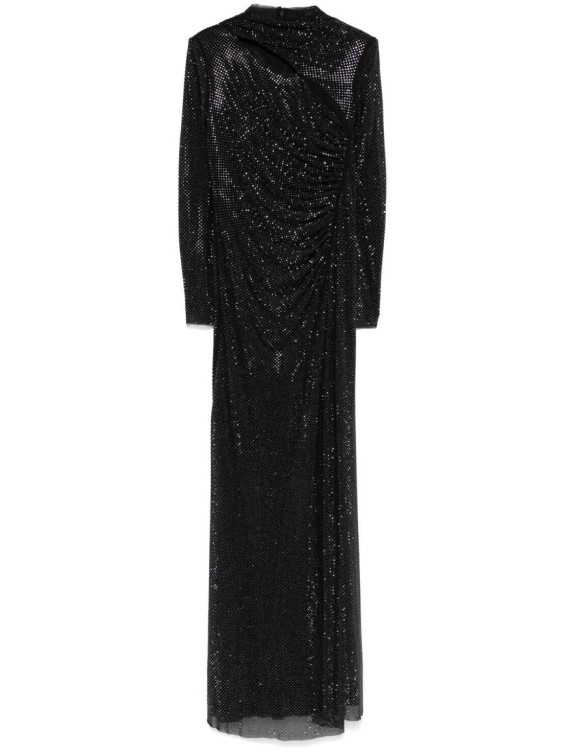 Макси-платье из сетки со стразами Self-Portrait, черный
Макси-платье из сетки со стразами Self-Portrait, черный