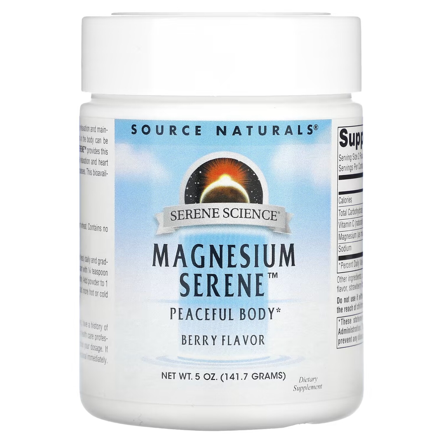 Добавка Source Naturals Magnesium Serene Peaceful Body со вкусом ягод, 141,7 г
Добавка Source Naturals Magnesium Serene Peaceful Body со вкусом ягод, 141,7 г