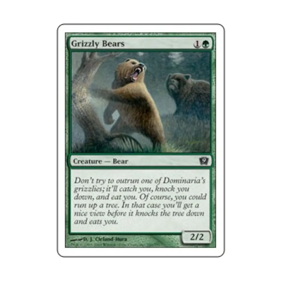 CCG Медведи гризли (К), MTG - 9th Edition
CCG Медведи гризли (К), MTG - 9th Edition