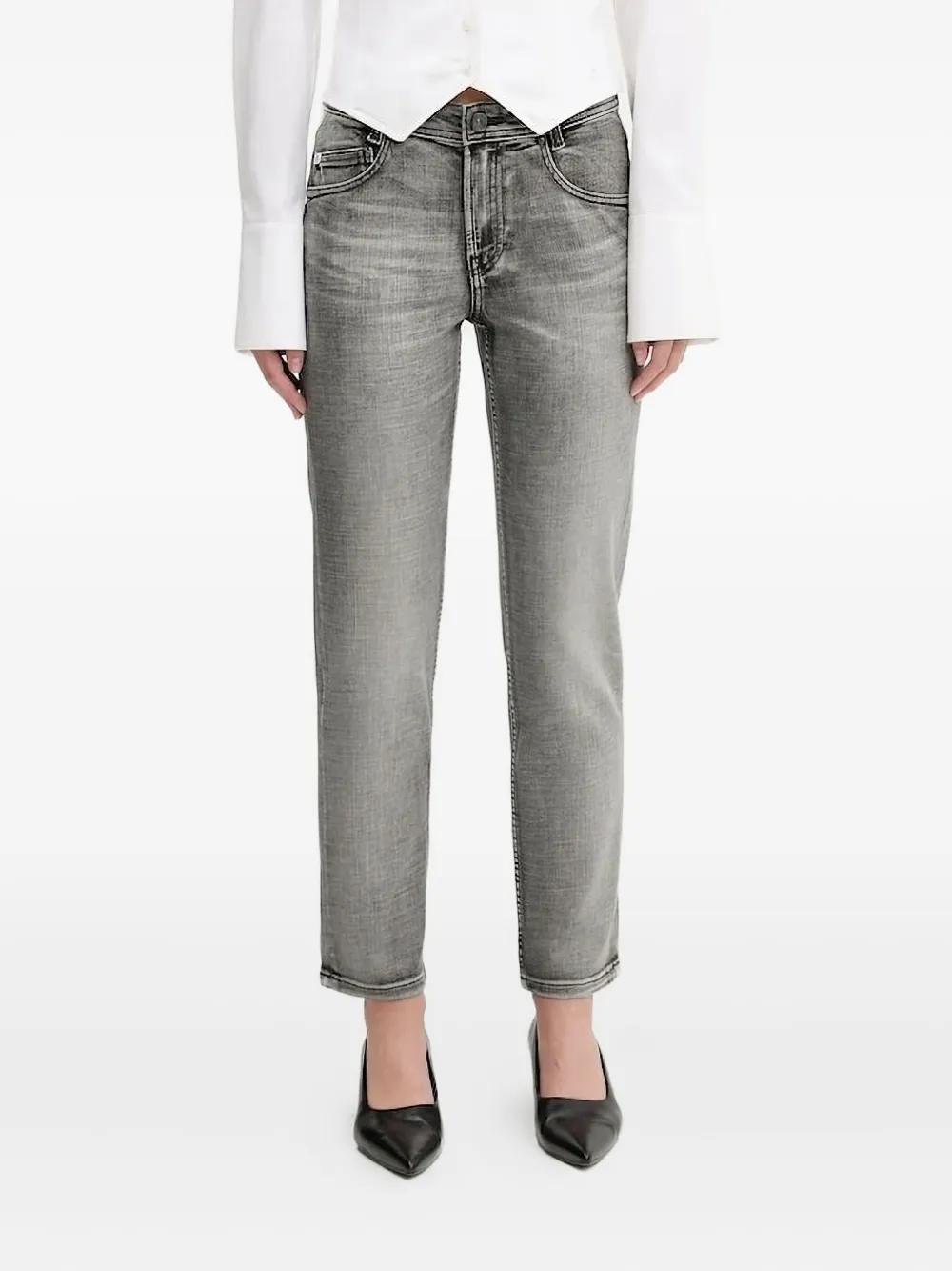 Серые джинсы средней посадки Miss Sixty, серый
Серые джинсы средней посадки Miss Sixty, серый