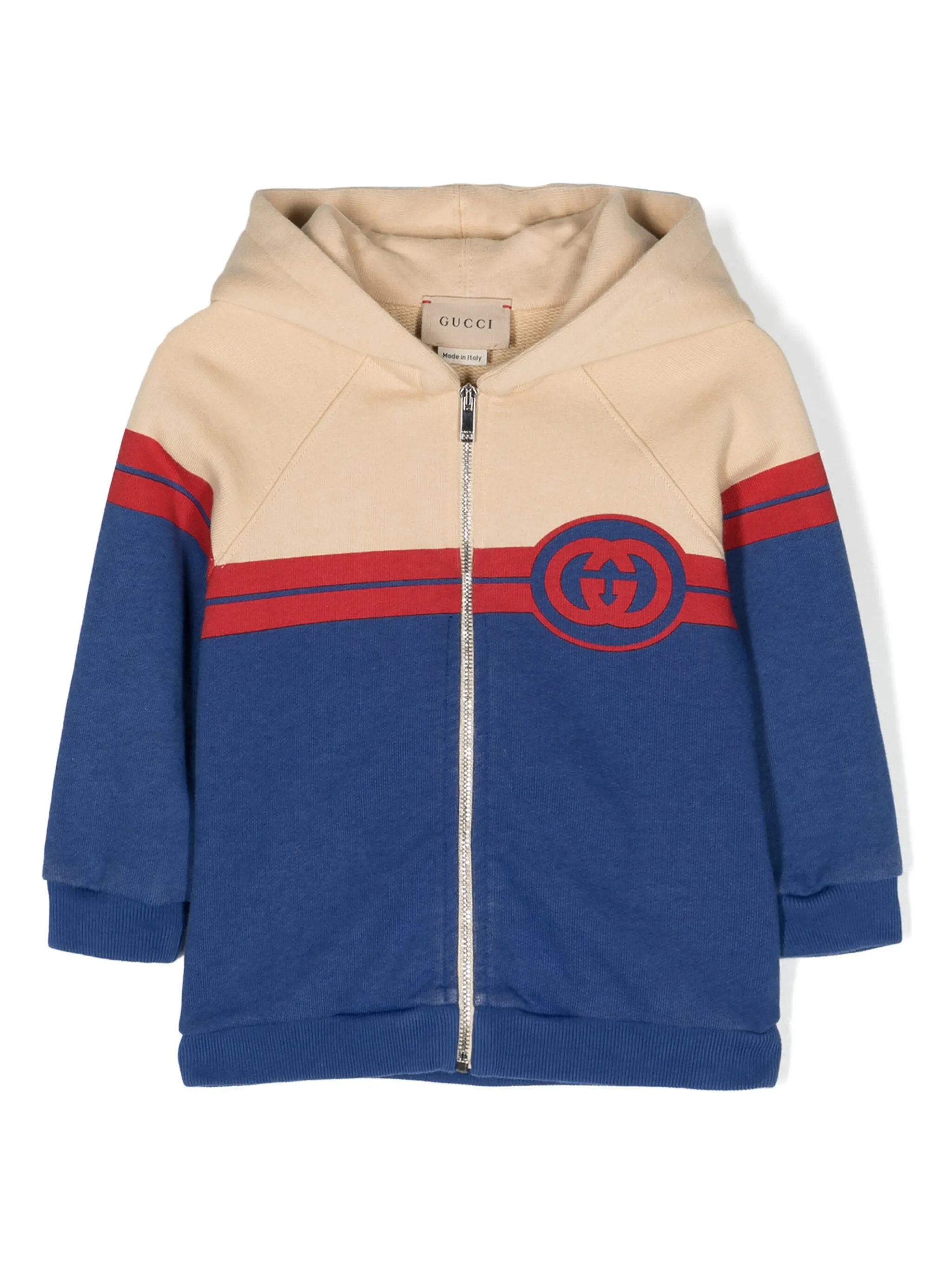 Худи с логотипом Interlocking G Gucci Kids, синий
Худи с логотипом Interlocking G Gucci Kids, синий