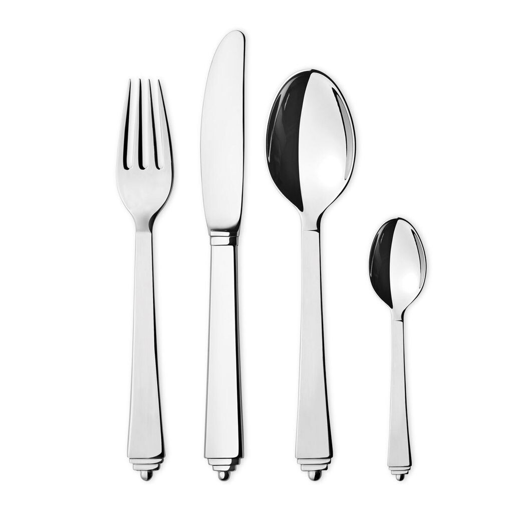 Georg Jensen - Набор столовых приборов Pyramid из 16 предметов на 4 персоны, серебро
Georg Jensen - Набор столовых приборов Pyramid из 16 предметов на 4 персоны, серебро