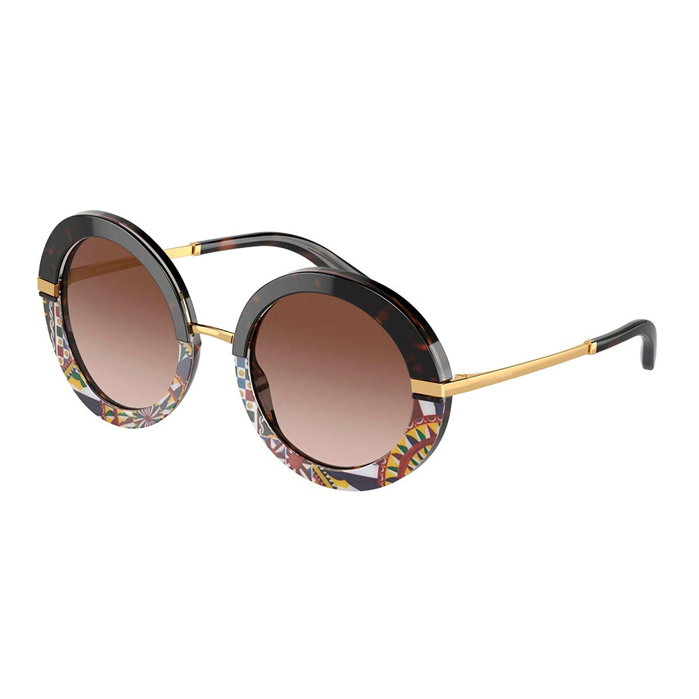 Dolce & Gabbana DG 4393 327813 52 мм женские круглые солнцезащитные очки, цвет top havana/handcart
Dolce & Gabbana DG 4393 327813 52 мм женские круглые солнцезащитные очки, цвет top havana/handcart