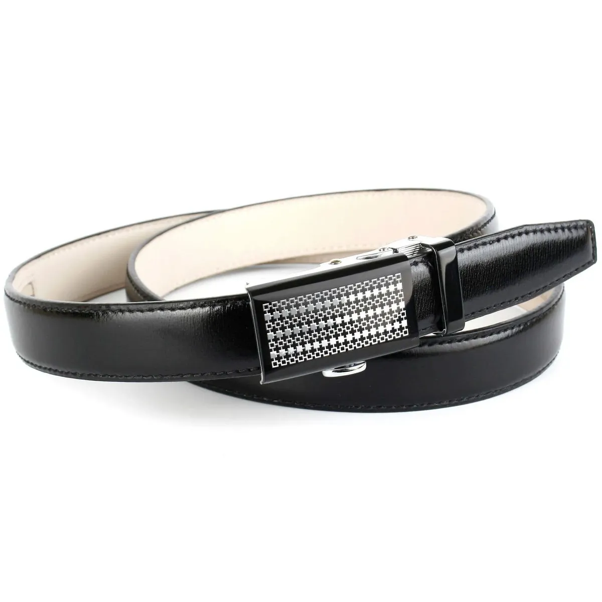 Кожаный ремень Anthoni Crown, тонкий кожаный ремень в деловом стиле, черный
Кожаный ремень Anthoni Crown, тонкий кожаный ремень в деловом стиле, черный