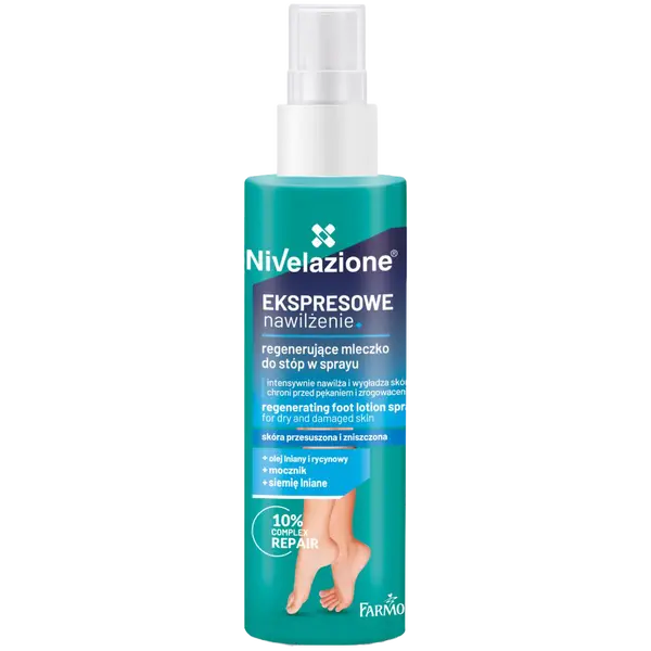 Регенерирующее молочко-спрей для ног, 100 мл Nivelazione
Регенерирующее молочко-спрей для ног, 100 мл Nivelazione