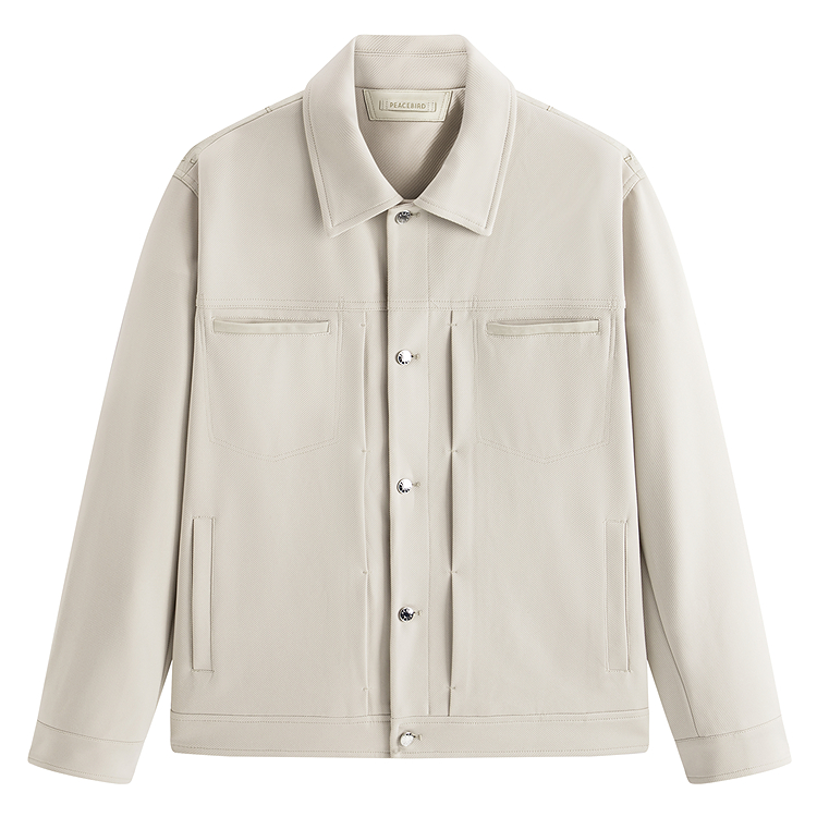 PEACEBIRD MEN Куртка мужская Soft Gray Beige 1 Lapel Moderate
PEACEBIRD MEN Куртка мужская Soft Gray Beige 1 Lapel Moderate