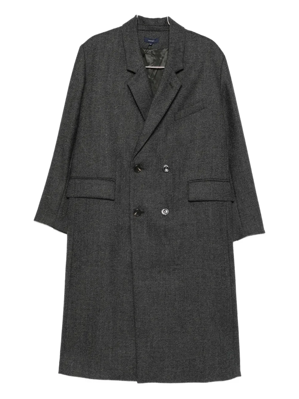 Двубортное шерстяное пальто Soeur, серый
Двубортное шерстяное пальто Soeur, серый