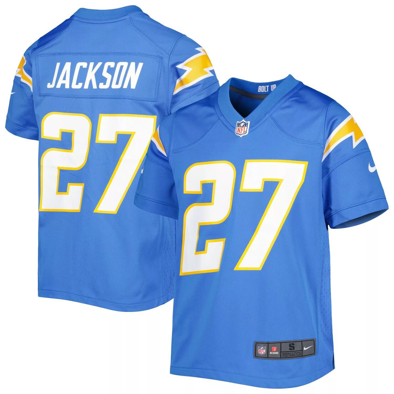 Молодежный игровой трикотаж Nike JC Jackson Powder Blue Los Angeles Chargers Nike
Молодежный игровой трикотаж Nike JC Jackson Powder Blue Los Angeles Chargers Nike