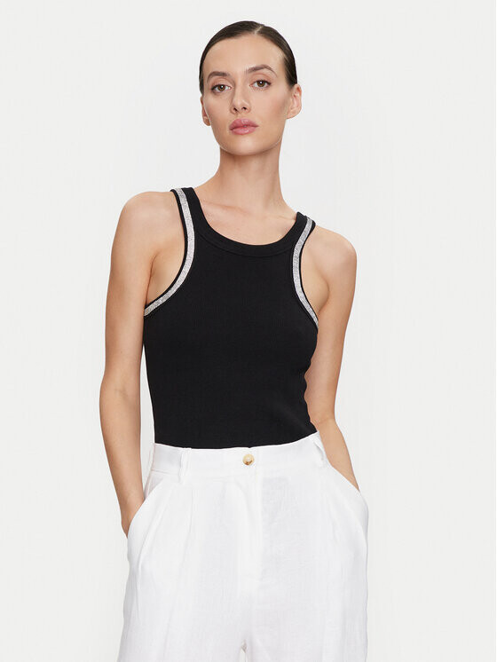 Топ стандартного кроя Vicolo, черный 
Топ стандартного кроя Vicolo, черный