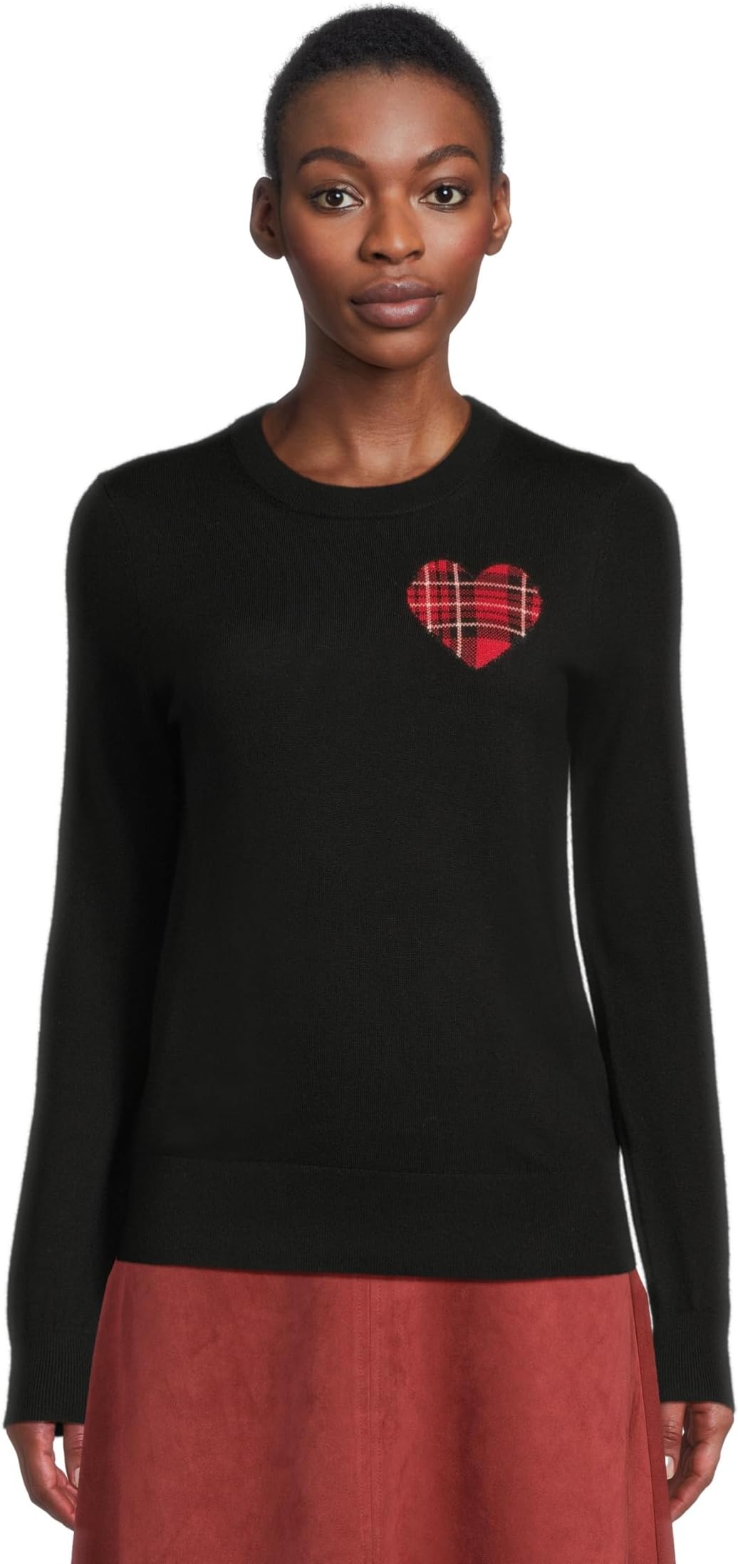 Свитер Trina Turk Women's Plaid Heart Sweater, Black
Свитер Trina Turk Women's Plaid Heart Sweater, Black