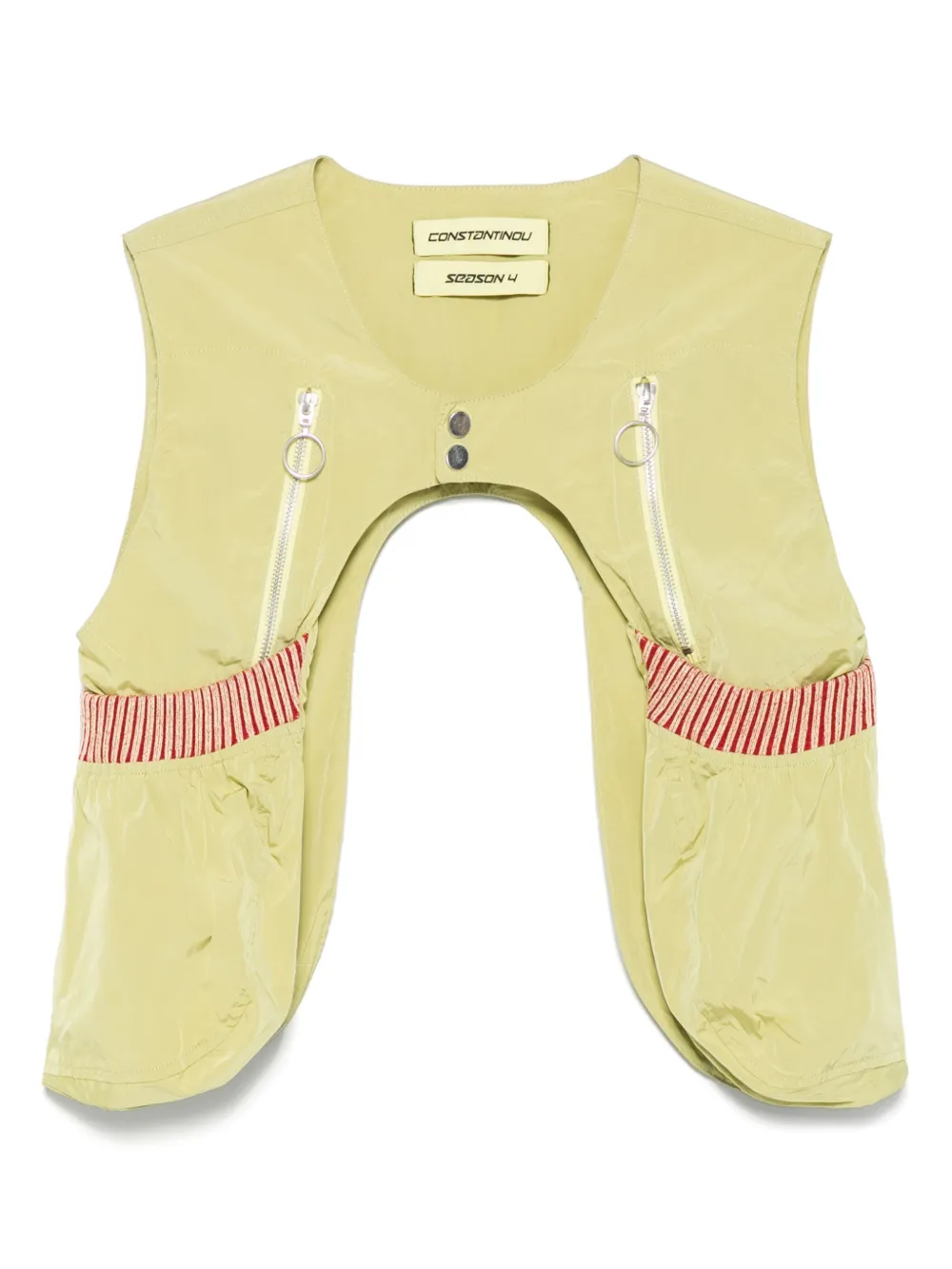 Жилет на молнии Charlie Constantinou, зеленый
Жилет на молнии Charlie Constantinou, зеленый