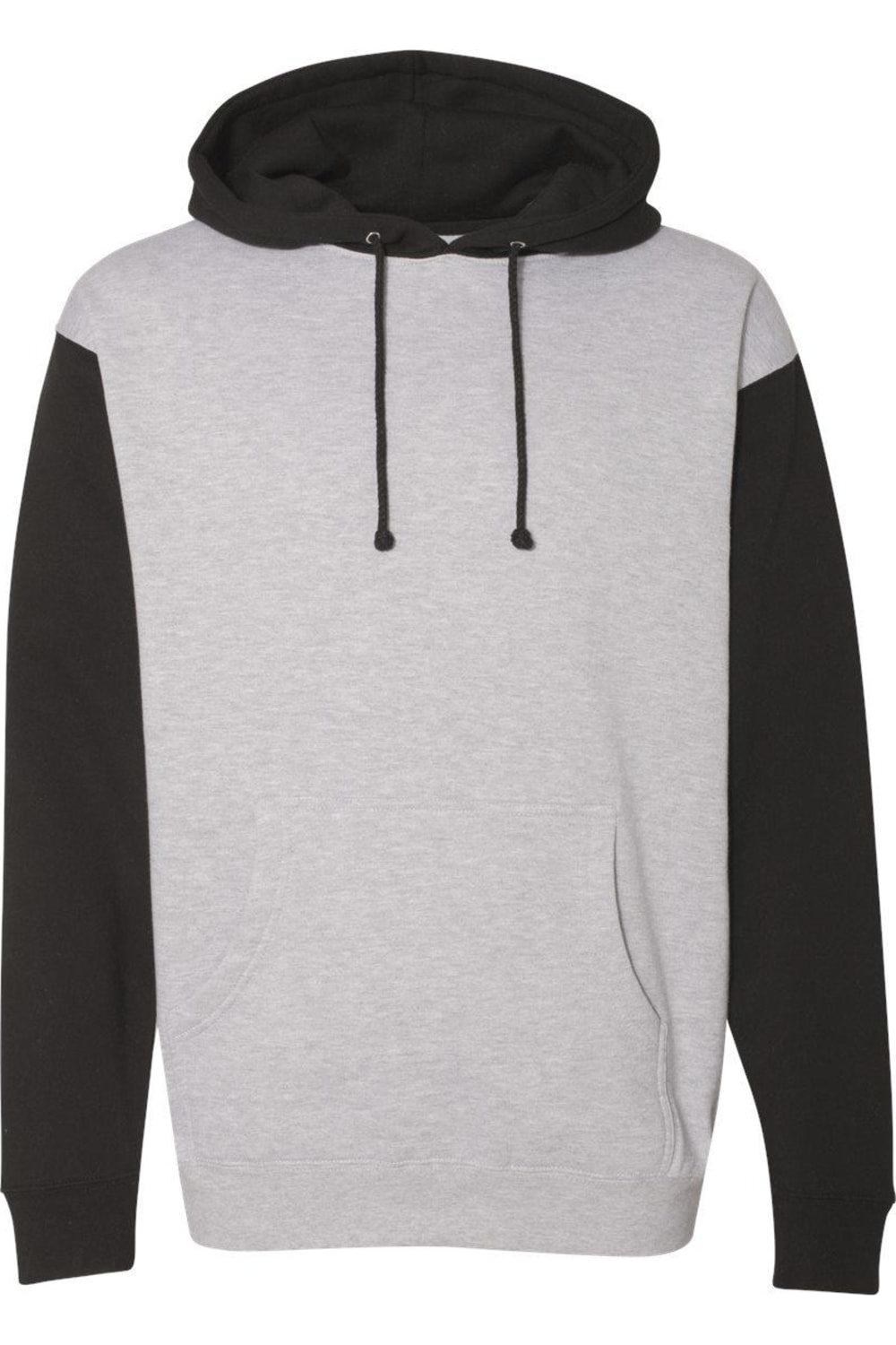 Толстовка с капюшоном Independent Trading Co. Heavyweight, цвет grey heather/ black 
Толстовка с капюшоном Independent Trading Co. Heavyweight, цвет grey heather/ black