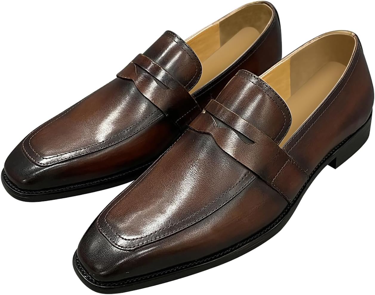 Мужские лоферы Santimon, слипоны, повседневные, деловые, ручной работы, кожаные, с пуговицей, модные свадебные и прогулочные туфли для мужчин, Coffee
Мужские лоферы Santimon, слипоны, повседневные, деловые, ручной работы, кожаные, с пуговицей, модные свадебные и прогулочные туфли для мужчин, Coffee