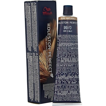 Koleston Perfect Me+ Pure Naturals Перманентная крем-краска для волос 99/0 Светло-русый интенсивный 60 мл, Wella
Koleston Perfect Me+ Pure Naturals Перманентная крем-краска для волос 99/0 Светло-русый интенсивный 60 мл, Wella