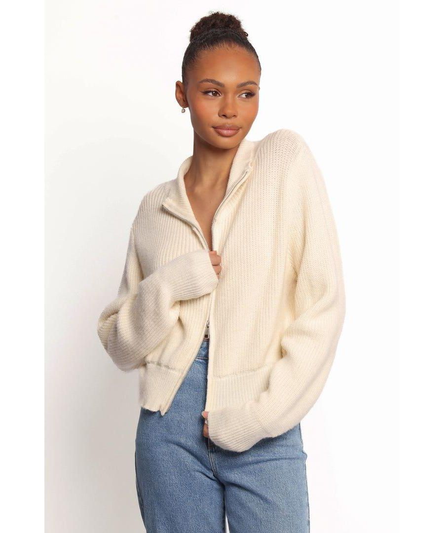 Женский кардиган Kourtney на молнии, кремовый, размер L Petal and Pup, White
Женский кардиган Kourtney на молнии, кремовый, размер L Petal and Pup, White