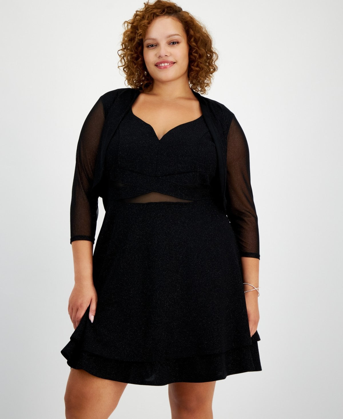 Городские студии Модный кардиган-шраг женский черный с блестками нараспашку City Studios
Городские студии Модный кардиган-шраг женский черный с блестками нараспашку City Studios