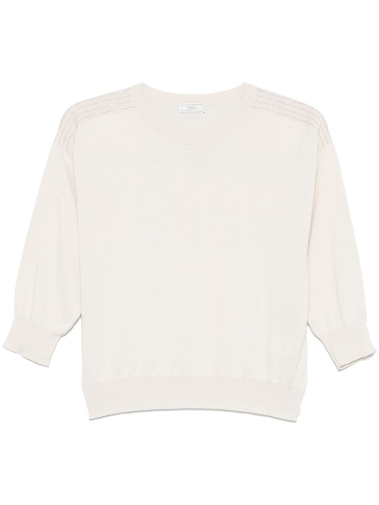 Peserico свитер тонкой вязки, нейтральный цвет
Peserico свитер тонкой вязки, нейтральный цвет