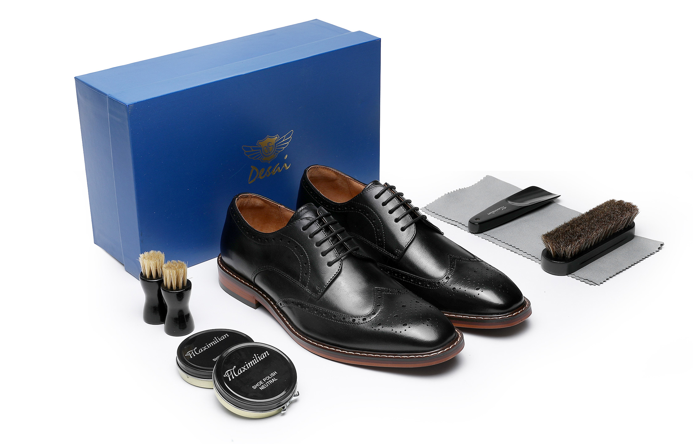 Мужские черные туфли Desai
Мужские черные туфли Desai