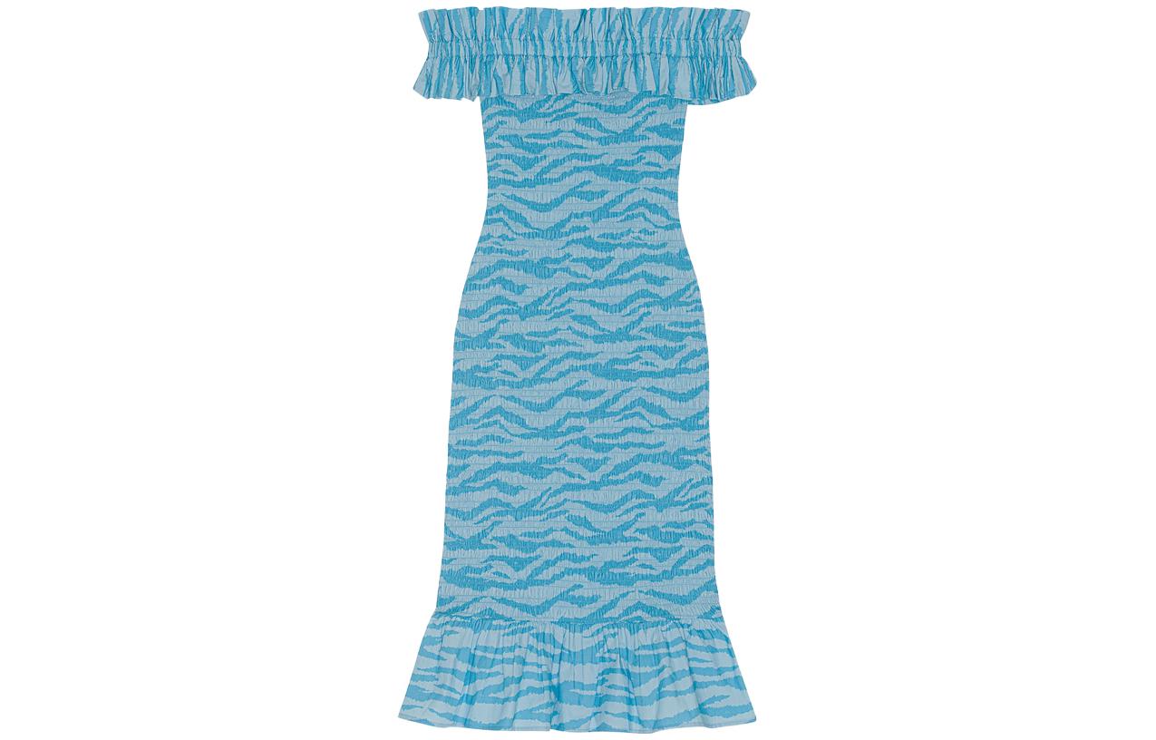 Футболка с коротким рукавом женская небесно-голубая GANNI
Футболка с коротким рукавом женская небесно-голубая GANNI