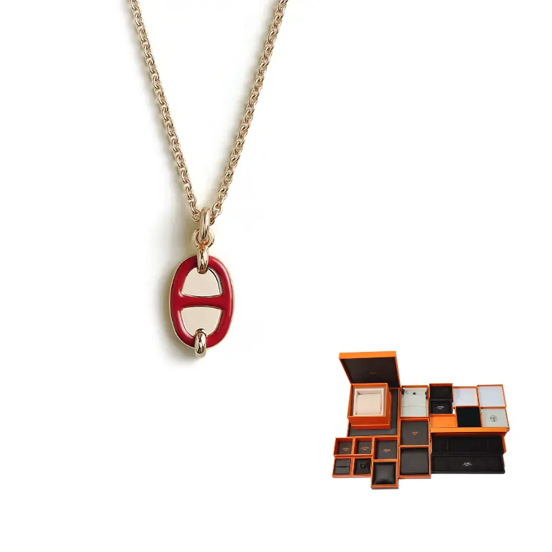 HERMES Металлическое ожерелье Women's Red
HERMES Металлическое ожерелье Women's Red