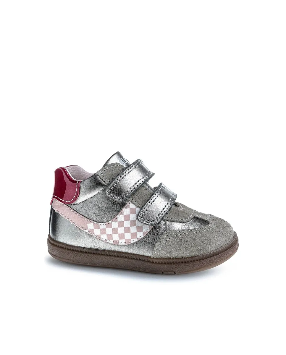 Детские ботиночки из кожи на липучках Pablosky, серебряный
Детские ботиночки из кожи на липучках Pablosky, серебряный