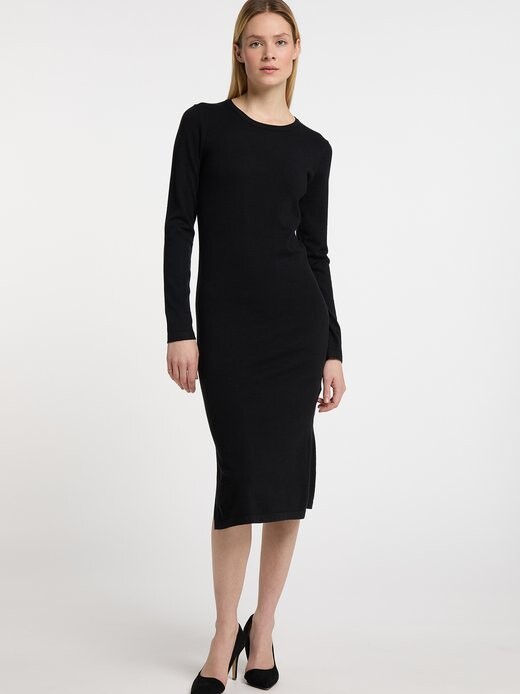 Трикотажное платье Dreimaster, черный
Трикотажное платье Dreimaster, черный