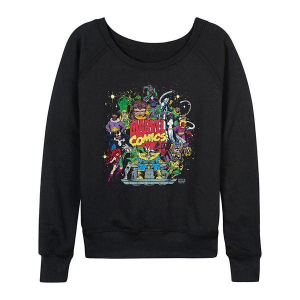 Женская футболка с длинным рукавом с принтом комиксов Marvel, Black
Женская футболка с длинным рукавом с принтом комиксов Marvel, Black