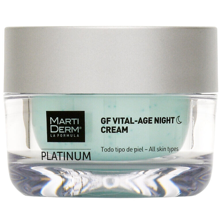 Укрепляющий крем для лица на ночь Martiderm Platinum Gf Vital – Age Night Cream, 50 мл
Укрепляющий крем для лица на ночь Martiderm Platinum Gf Vital – Age Night Cream, 50 мл