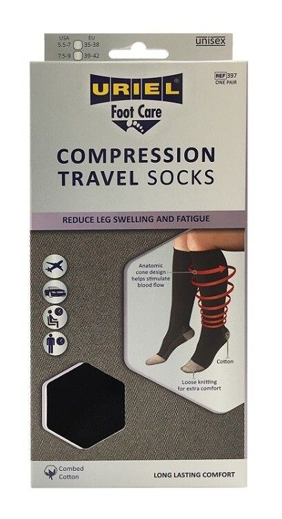 Компрессионные носки Uriel Flight Socks, L
Компрессионные носки Uriel Flight Socks, L