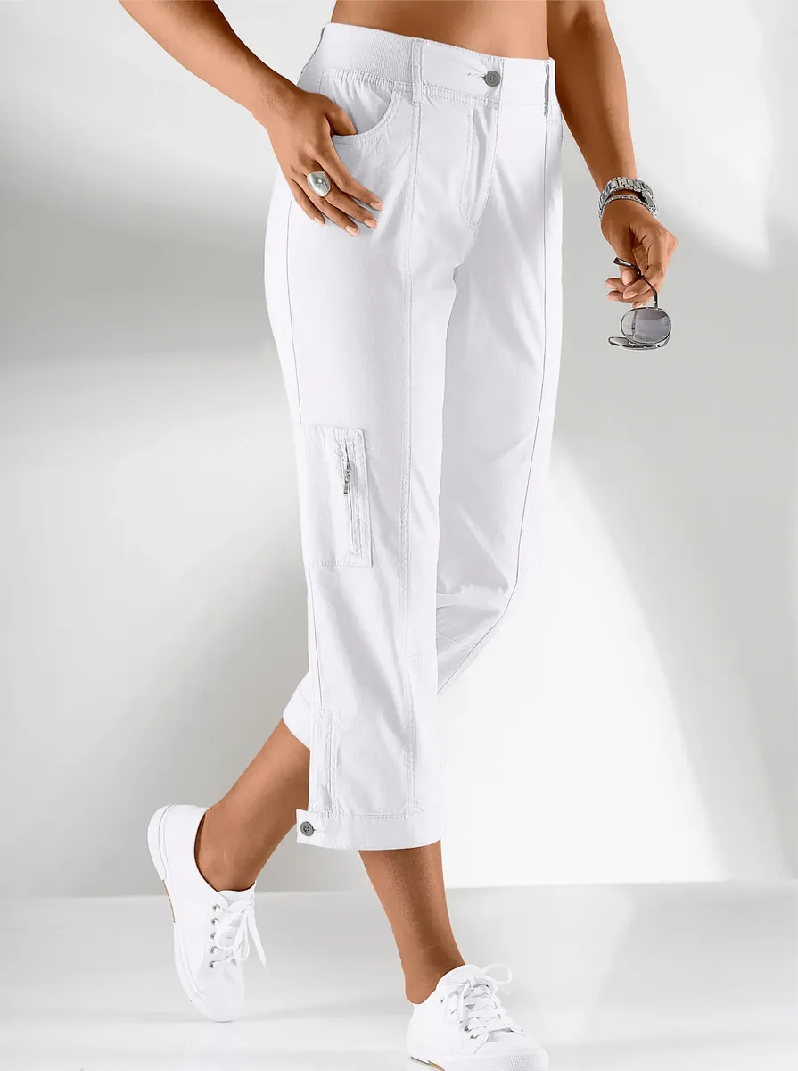 Casual Looks эластичные брюки, белый
Casual Looks эластичные брюки, белый