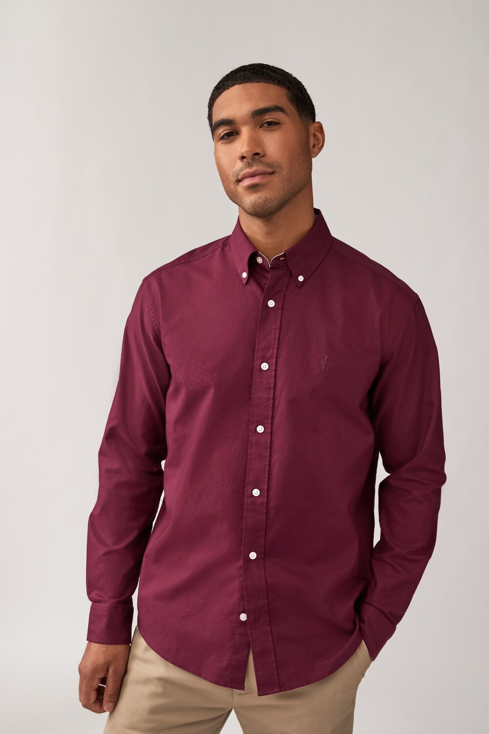 Рубашка Оксфорд с длинным рукавом Next, красный
Рубашка Оксфорд с длинным рукавом Next, красный