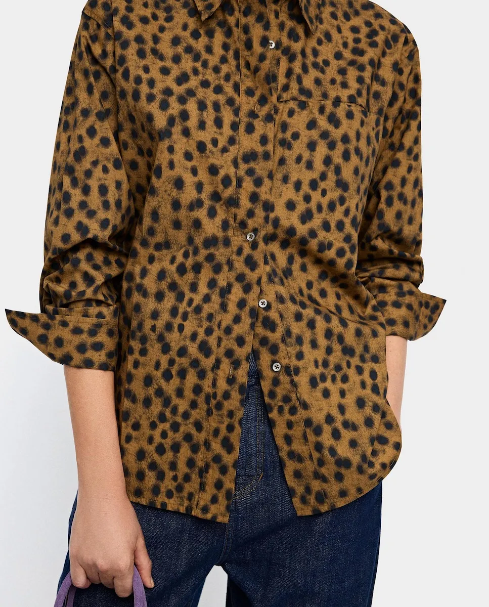 Женская рубашка из 100% хлопка с длинными рукавами и принтом «анимал» Parfois, мультиколор
Женская рубашка из 100% хлопка с длинными рукавами и принтом «анимал» Parfois, мультиколор