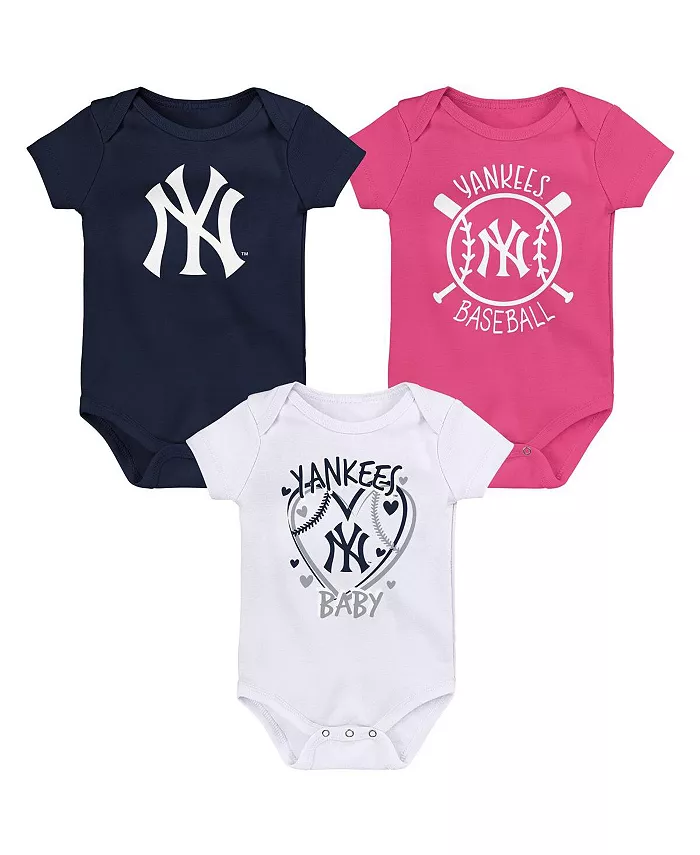 Детский набор из 3 боди New York Yankees Slide Home для мальчиков и девочек Outerstuff
Детский набор из 3 боди New York Yankees Slide Home для мальчиков и девочек Outerstuff