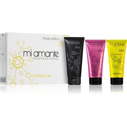 Ella Hydration Travel Set — высокий уровень увлажнения, усиление блеска Mi Amante Professional 
Ella Hydration Travel Set — высокий уровень увлажнения, усиление блеска Mi Amante Professional