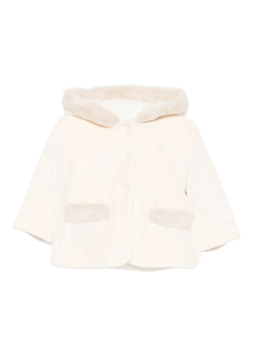 Куртка из искусственного меха с капюшоном и карманами Patachou, бежевый
Куртка из искусственного меха с капюшоном и карманами Patachou, бежевый