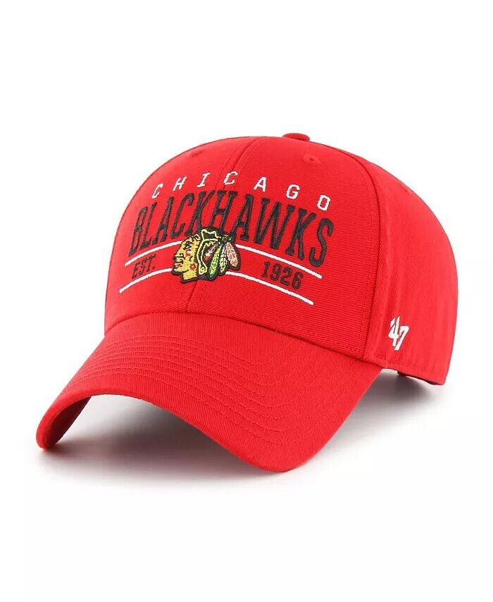 Мужская красная регулируемая кепка Chicago Blackhawks Centerline MVP '47 Brand, красный
Мужская красная регулируемая кепка Chicago Blackhawks Centerline MVP '47 Brand, красный