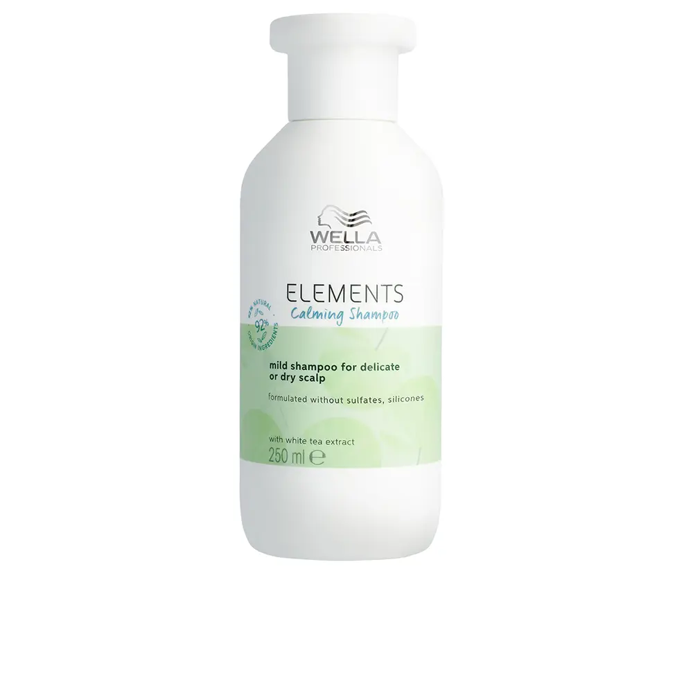 Шампунь Elements champú natural calmante para cuero cabelludo seco o delicado Wella Professionals, 250 мл.
Шампунь Elements champú natural calmante para cuero cabelludo seco o delicado Wella Professionals, 250 мл.