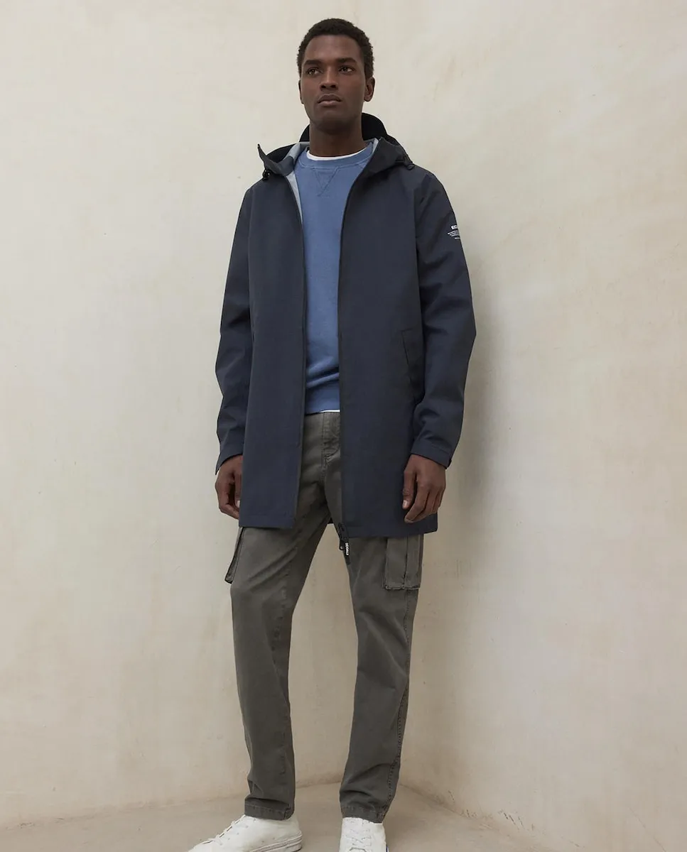 Мужское пальто с капюшоном и боковыми карманами Ecoalf, темно-синий
Мужское пальто с капюшоном и боковыми карманами Ecoalf, темно-синий