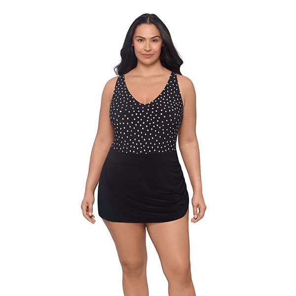Платье-купальник с V-образным вырезом Plus size Trimshaper
Платье-купальник с V-образным вырезом Plus size Trimshaper