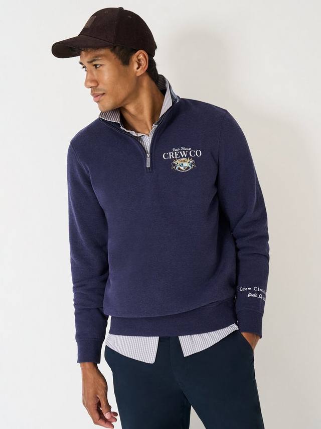 Полузастегивающийся джемпер Crew Clothing, Cobalt Blue
Полузастегивающийся джемпер Crew Clothing, Cobalt Blue