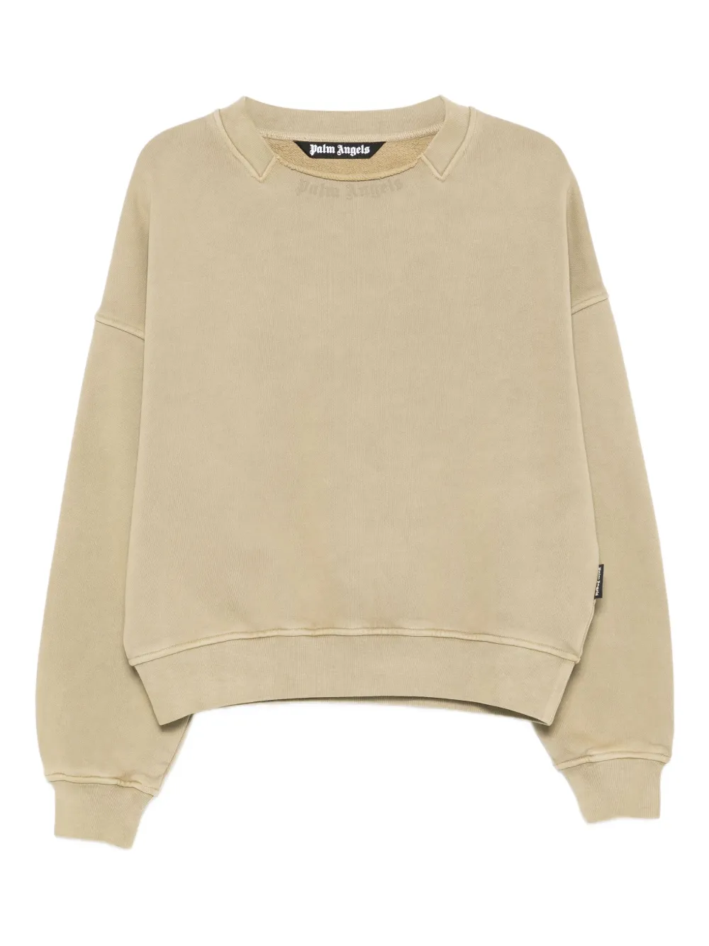 Хлопковая толстовка с круглым вырезом PALM ANGELS, зеленый
Хлопковая толстовка с круглым вырезом PALM ANGELS, зеленый