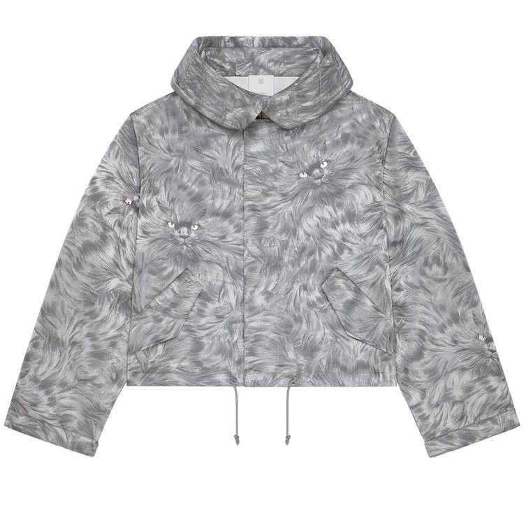 Парка Givenchy Cat Kacquard Short Parka, Light Grey Melange
Парка Givenchy Cat Kacquard Short Parka, Light Grey Melange